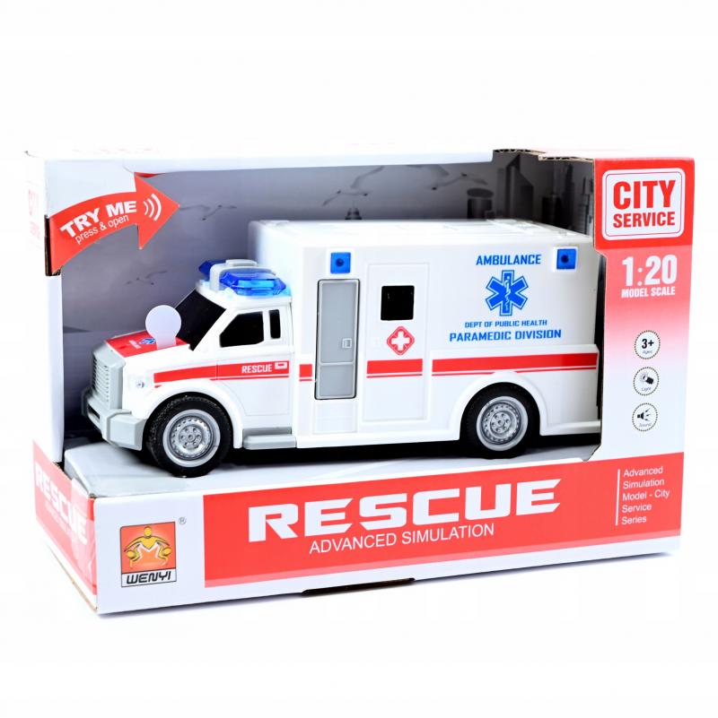 Auto ambulans frykcja, sygnały