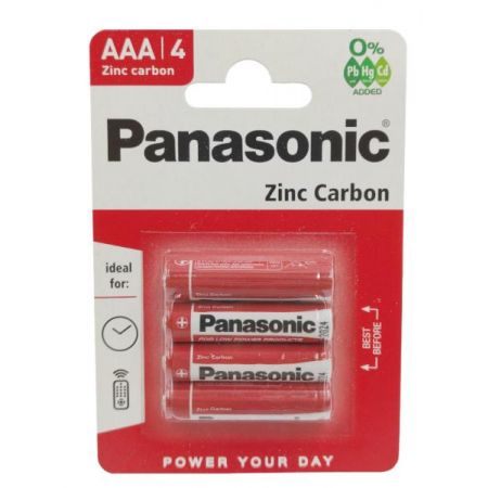 Baterie R3/AAA Panasonic 4szt.