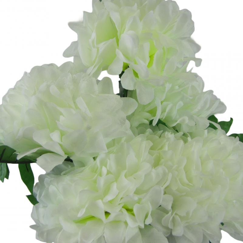 Chryzantemy bukiet 7 kwiatów 50cm białe