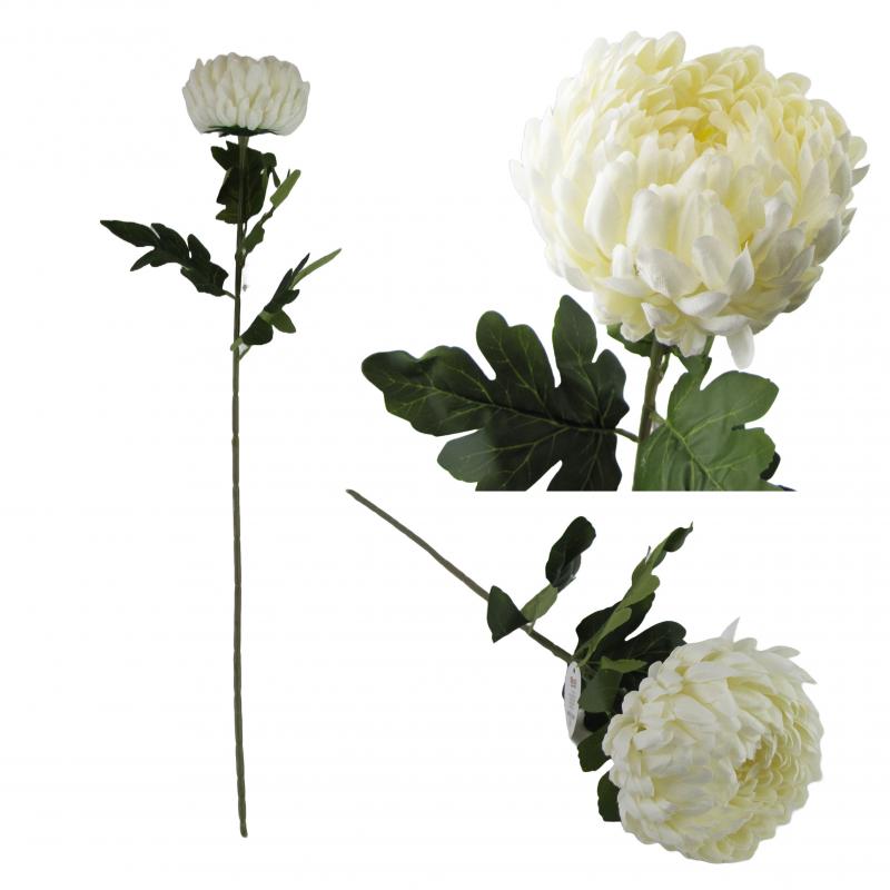 Chryzantema 75cm biała