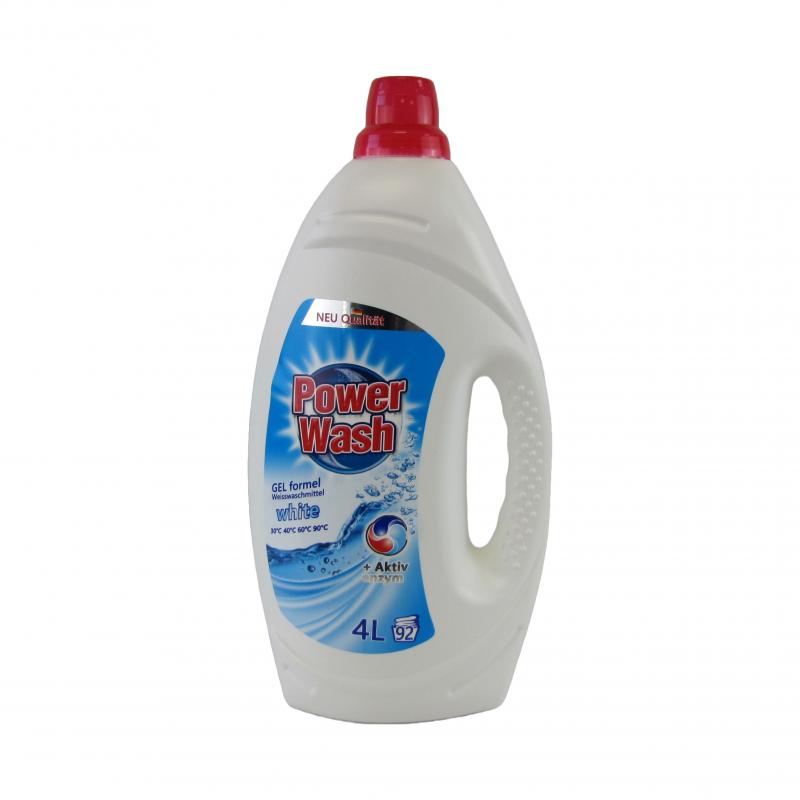 Żel Power Wash 4 l. do prania białego