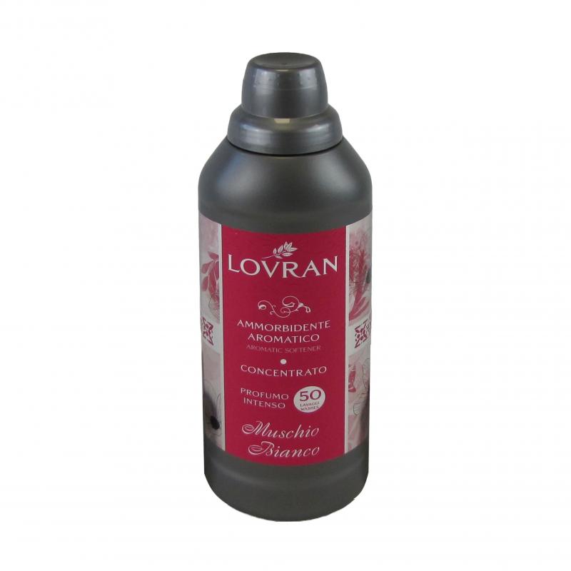 Lovran Płyn do Płukania Tkanin Muschio Bianco Białe Piżmo 1L (50 Prań)