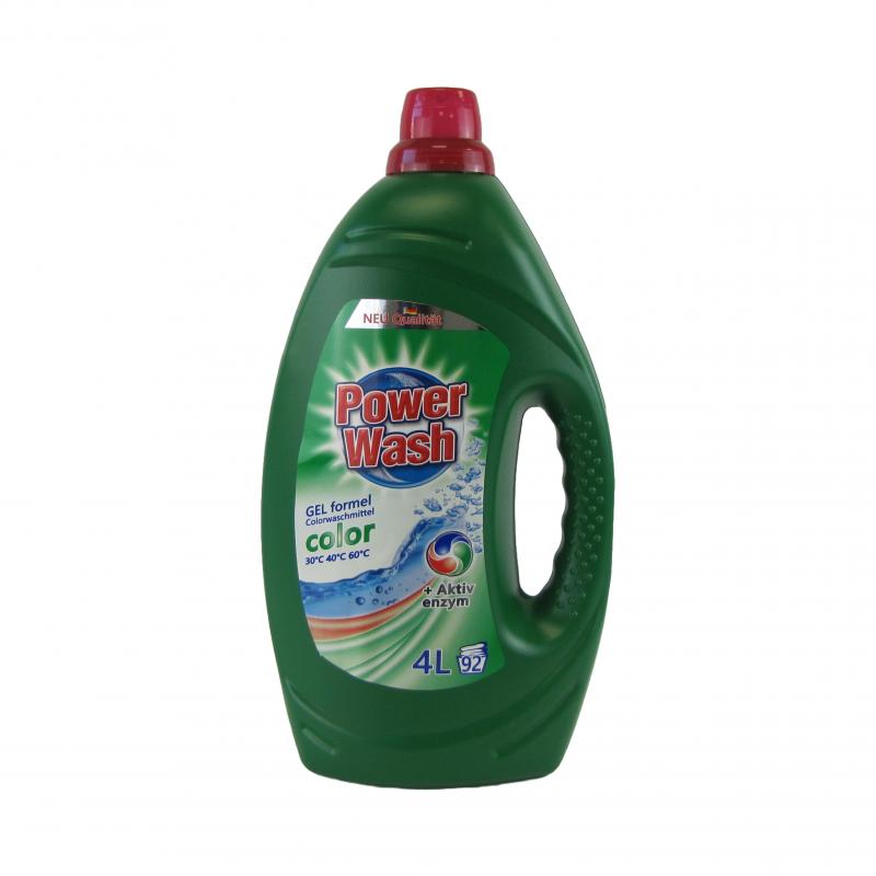 Żel Power Wash 4 l. do prania kolorów