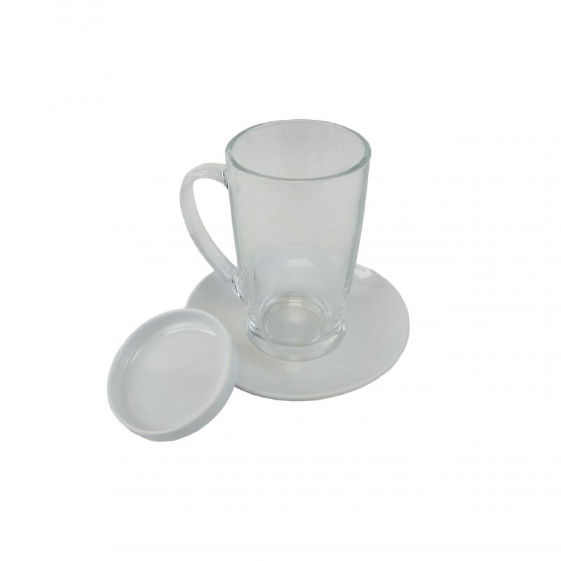 KUBEK 400ML ZE SPODKIEM I WIECZKIEM