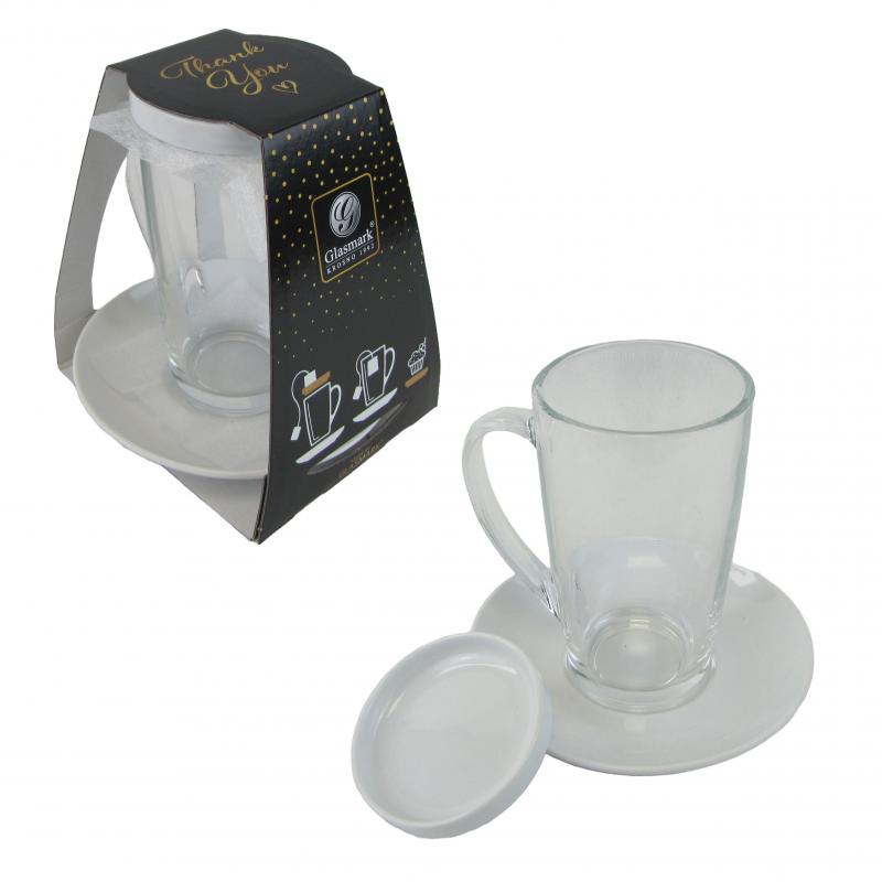 KUBEK 400ML ZE SPODKIEM I WIECZKIEM