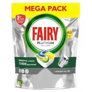 Kapsułki do zmywarki FAIRY PLATINUM LEMON 62 szt.