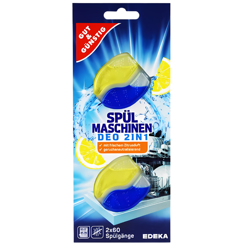 Zapach do Zmywarki 2x G&G 2w1 Citrus Lemon