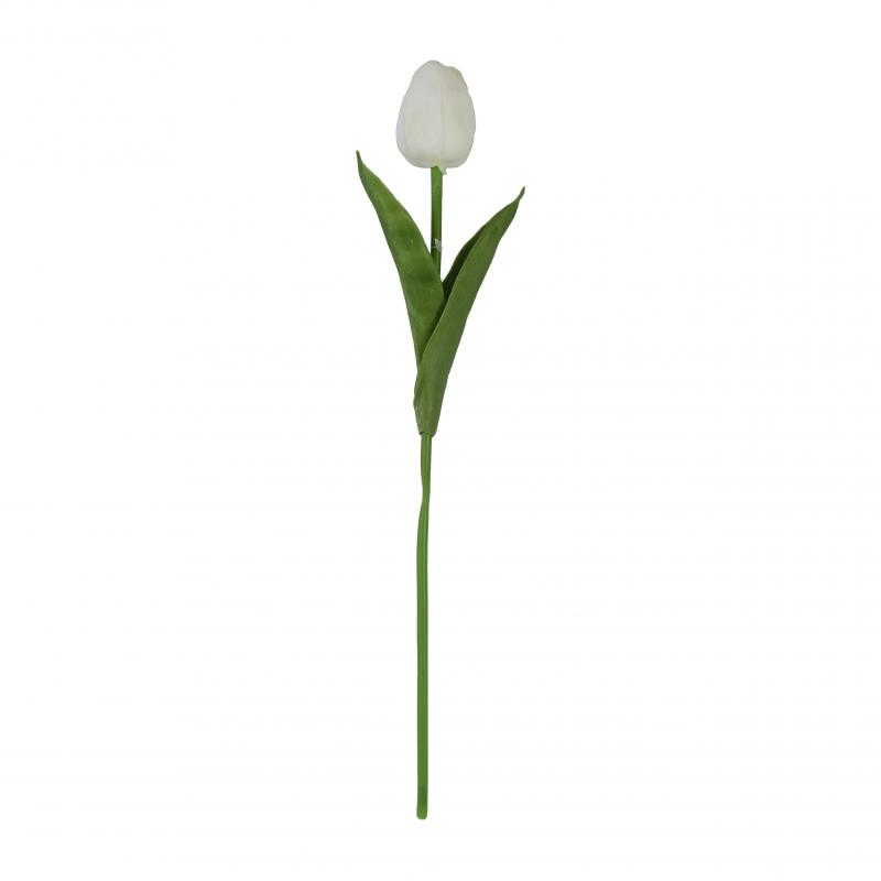 Tulipan gumowany 32cm biały