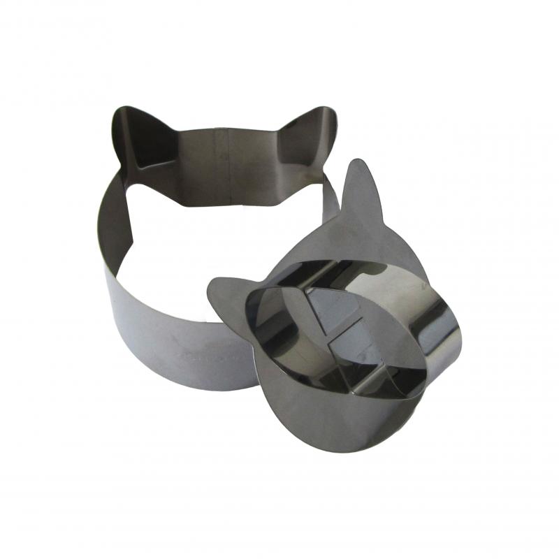 Pierścień kucharski, foremka do potraw i deserów, kotek szer.8cm x wys.4cm