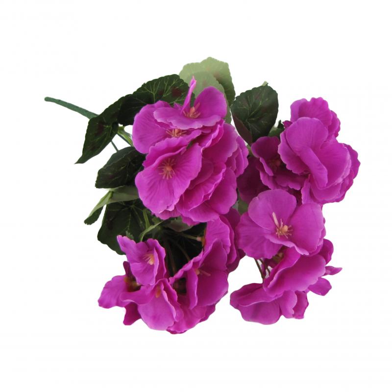 Pelargonie bukiet 32cm kolor kwiatów fioletowy