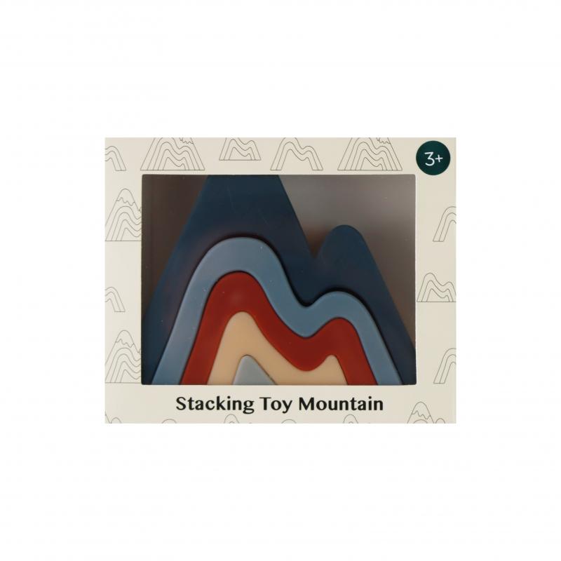 Układanka silikonowa GÓRY<br> Petit Monkey - Stacking Toy Mountain